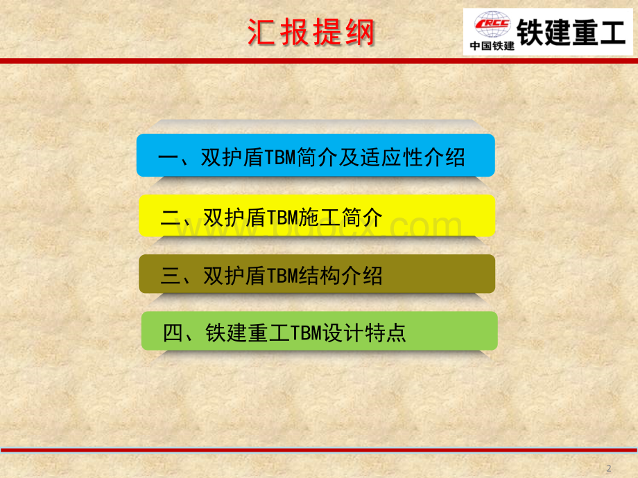 铁建重工双护盾TBM技术交流巫敏PPT文档格式.pptx_第2页