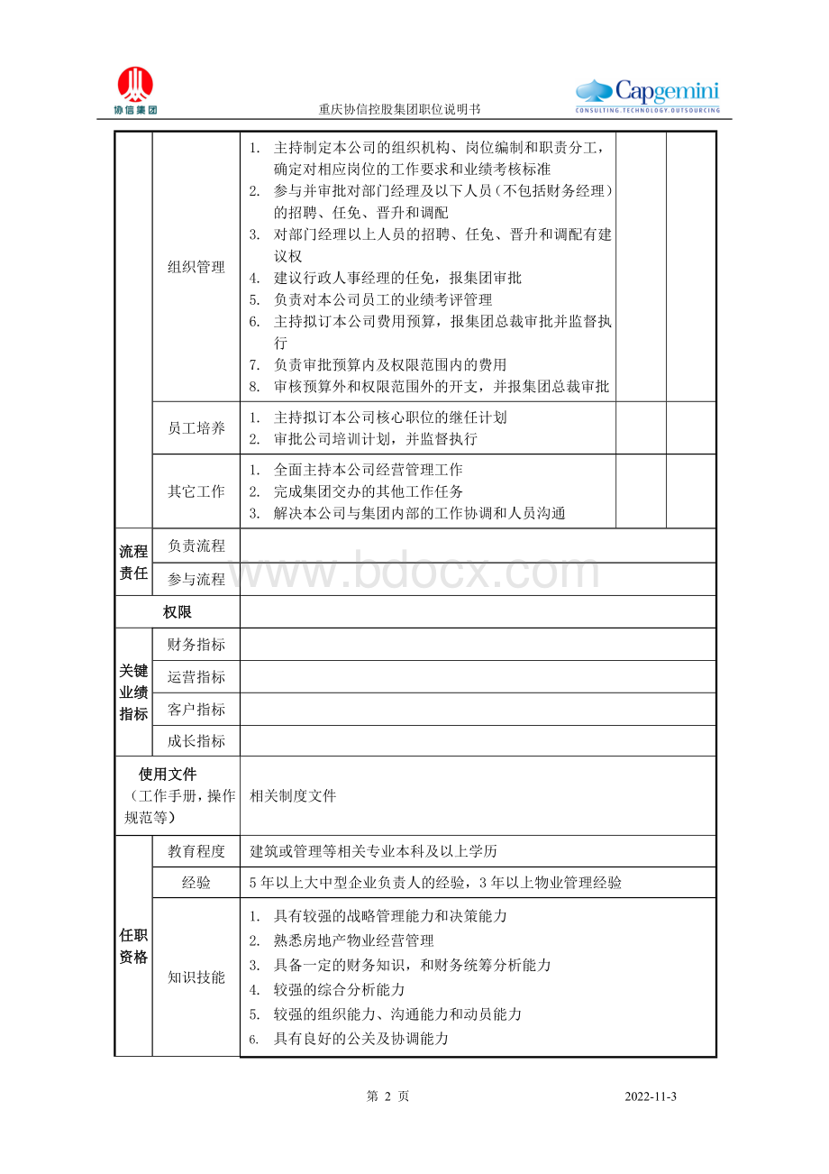 天骄物业总经理职位说明书Word文档格式.doc_第2页