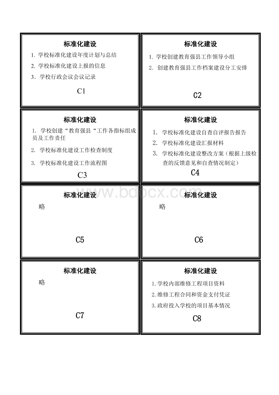 学校档案盒(正面)标签Word文件下载.doc