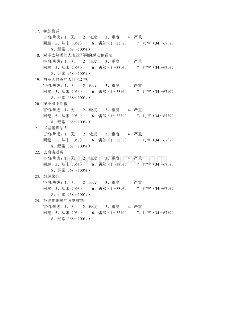 大学生社交焦虑调查问卷.doc_第3页