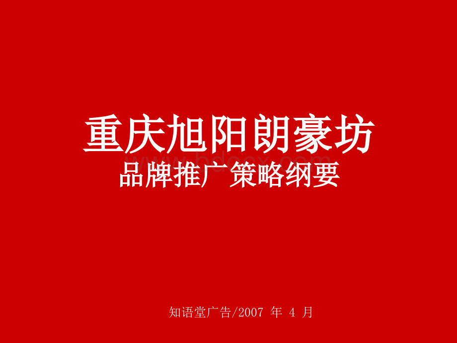 商业地产：朗晴广场推广策略.ppt