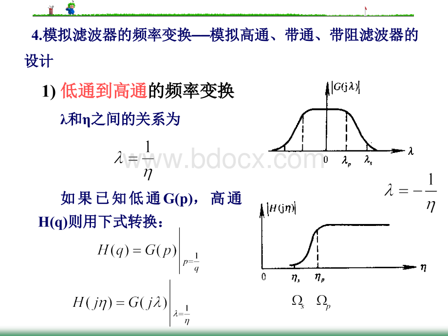 模拟及数字高通带通滤波器设计.ppt_第2页