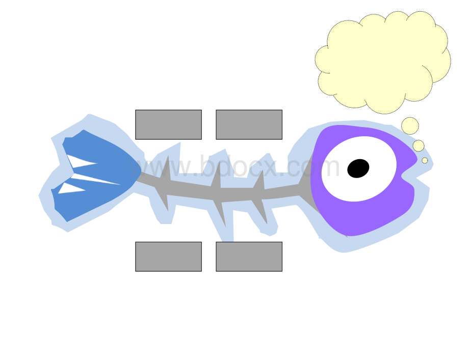 漂亮的鱼骨图PPT模板.ppt