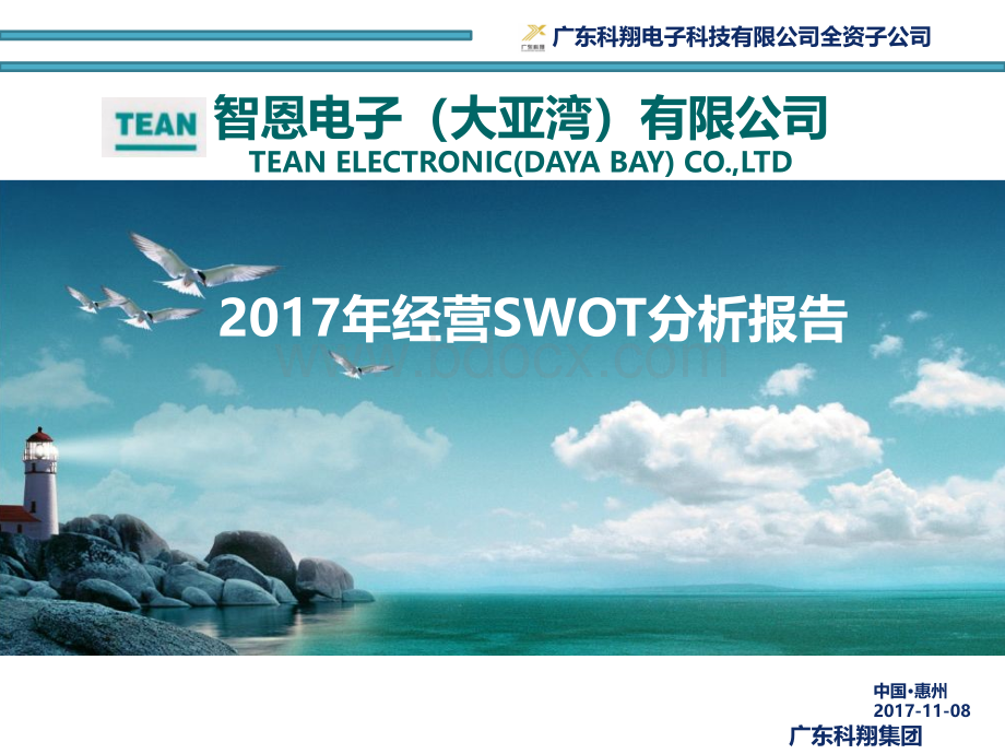 智恩电子swot分析.pptx_第1页