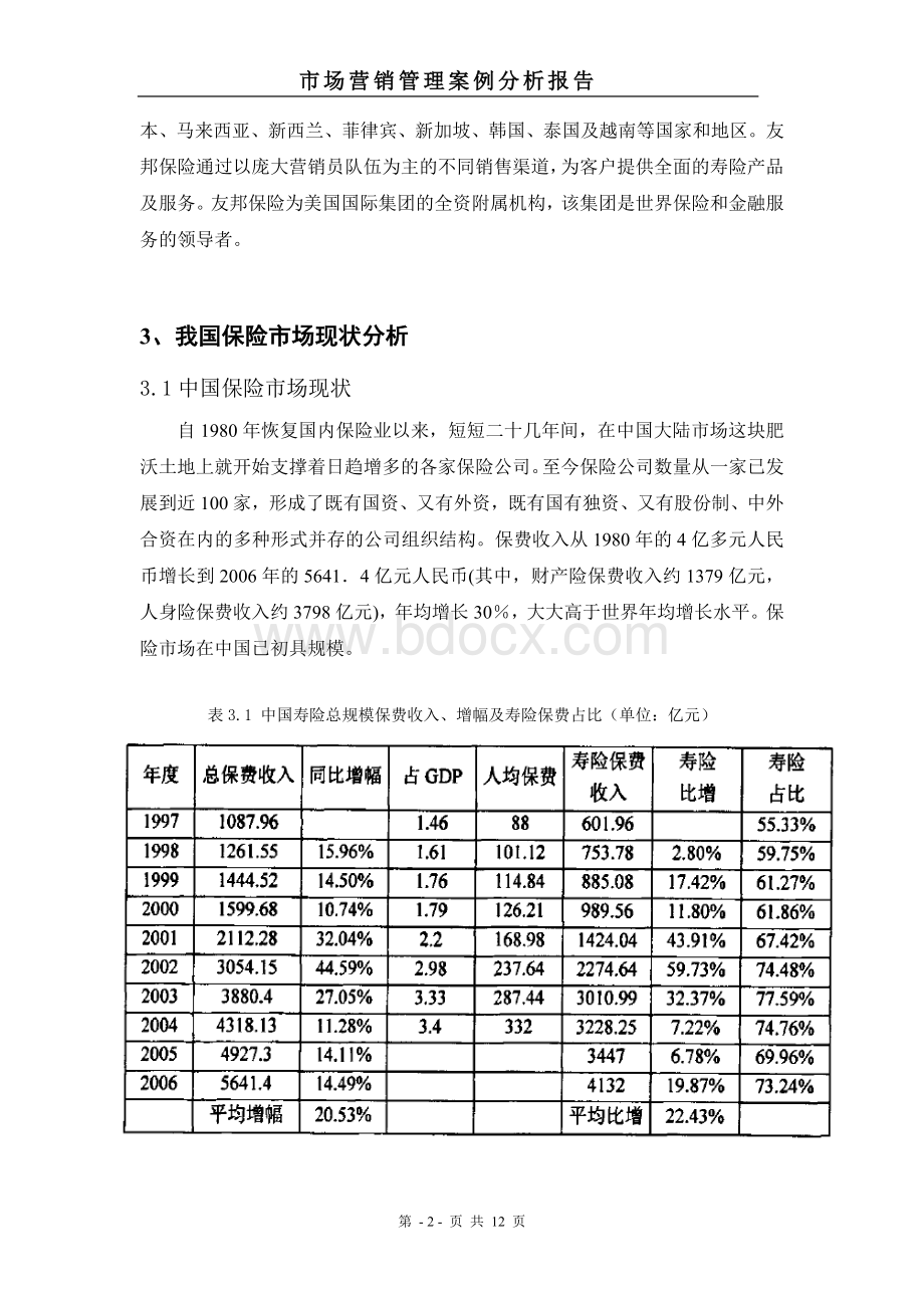 美国友邦保险公司营销战略案例分析.doc_第3页