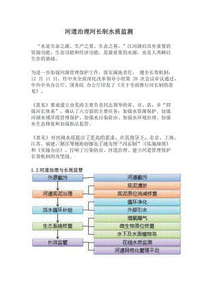 河道治理河长制水质监测系统方案文档格式.docx