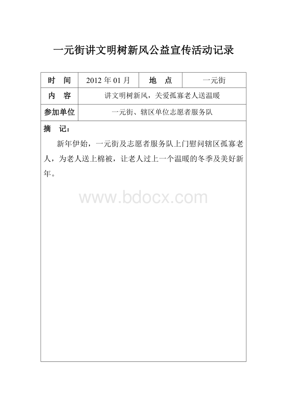 社区讲文明树新风活动记录.doc_第2页