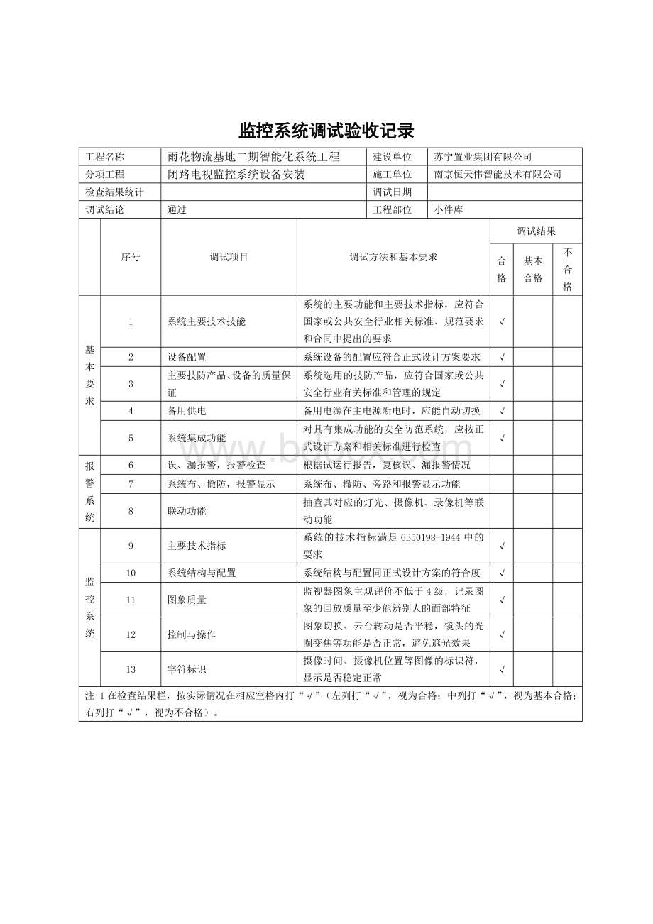 闭路电视监控系统设备调试.doc_第2页