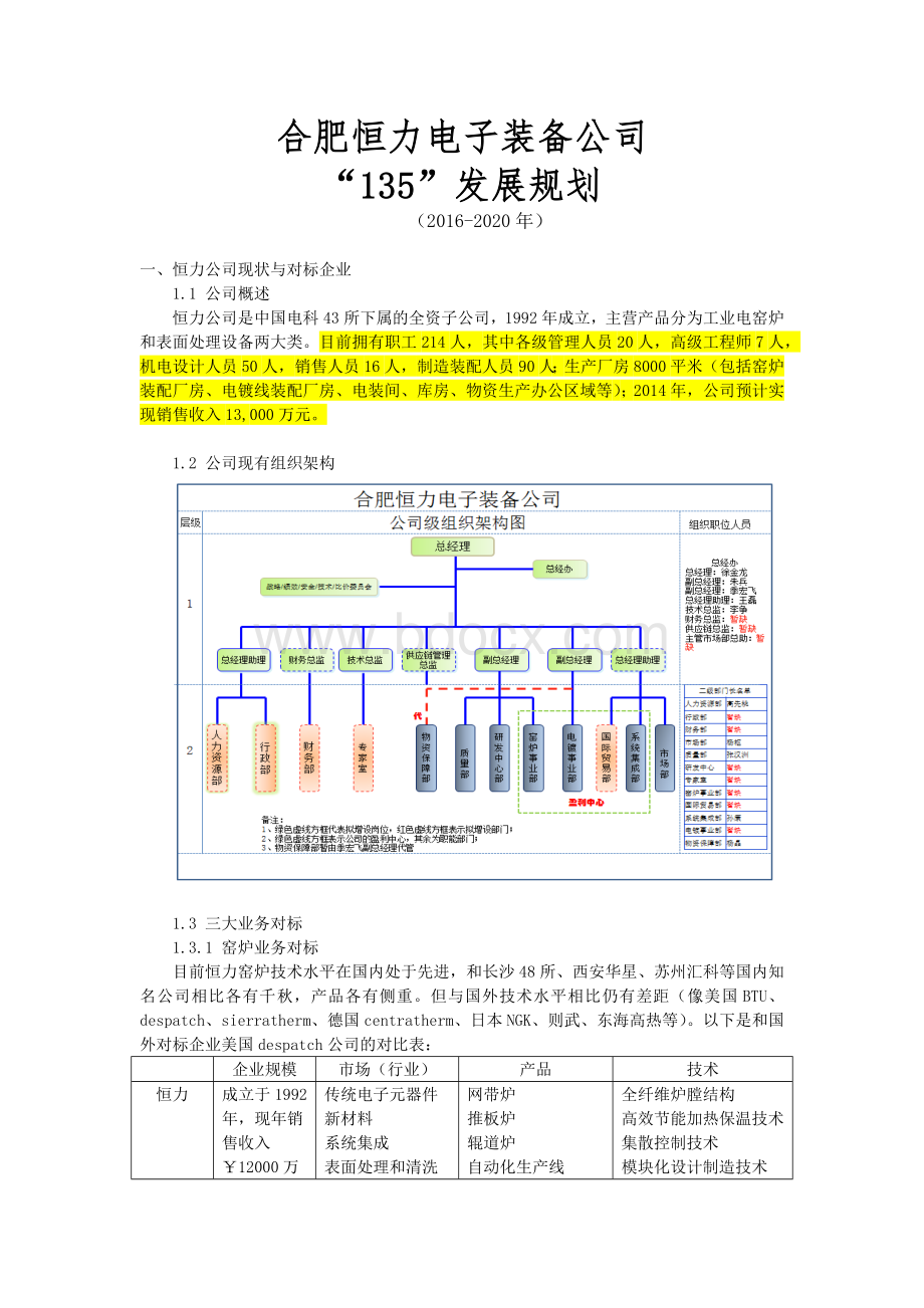 李争恒力公司发展规划.docx_第1页