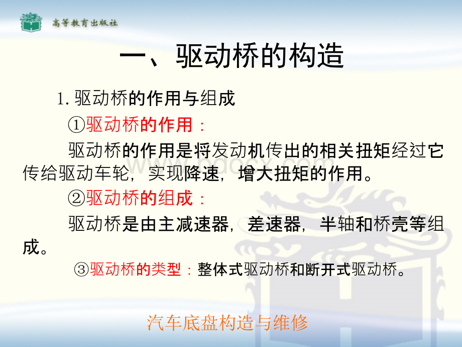 第六节：驱动桥PPT资料.ppt_第3页