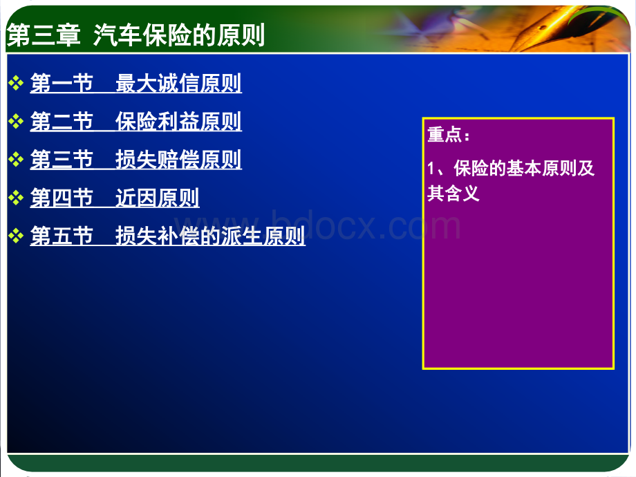 汽车保险基本原则-3.ppt_第1页