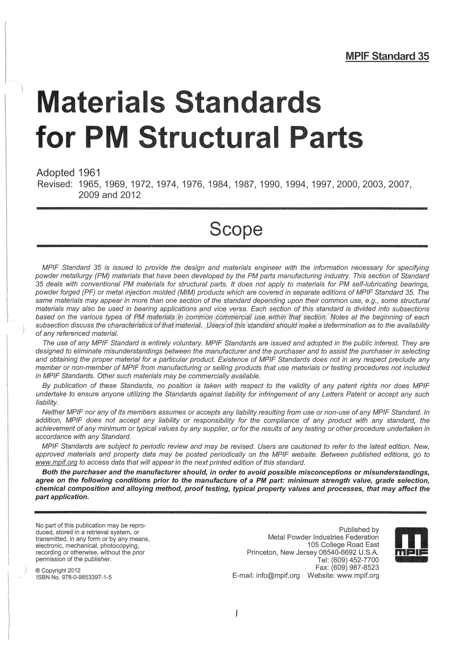 美国MPIF标准粉末冶金结构零件材料标准.pdf_第3页