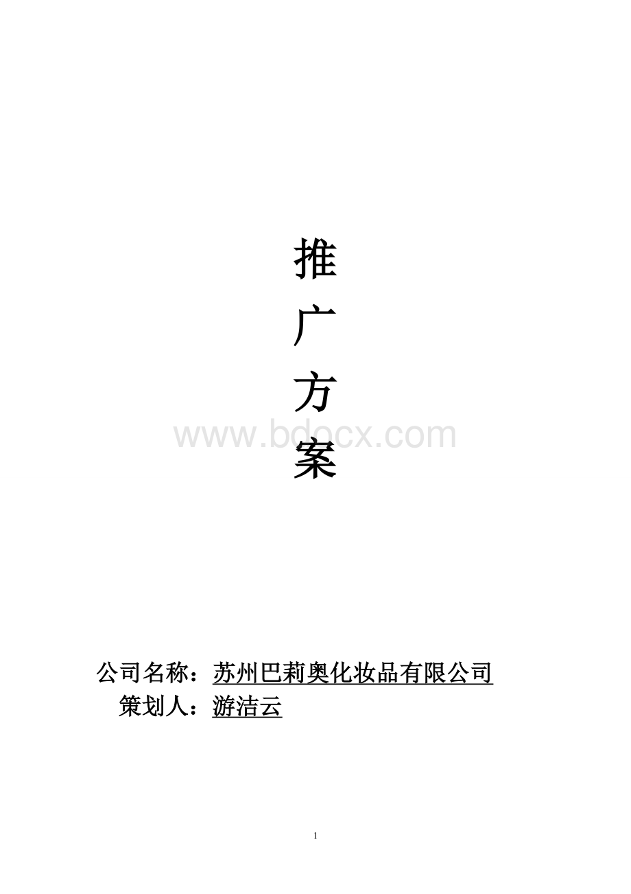 天猫旗舰店运营推广方案Word文档格式.doc_第1页