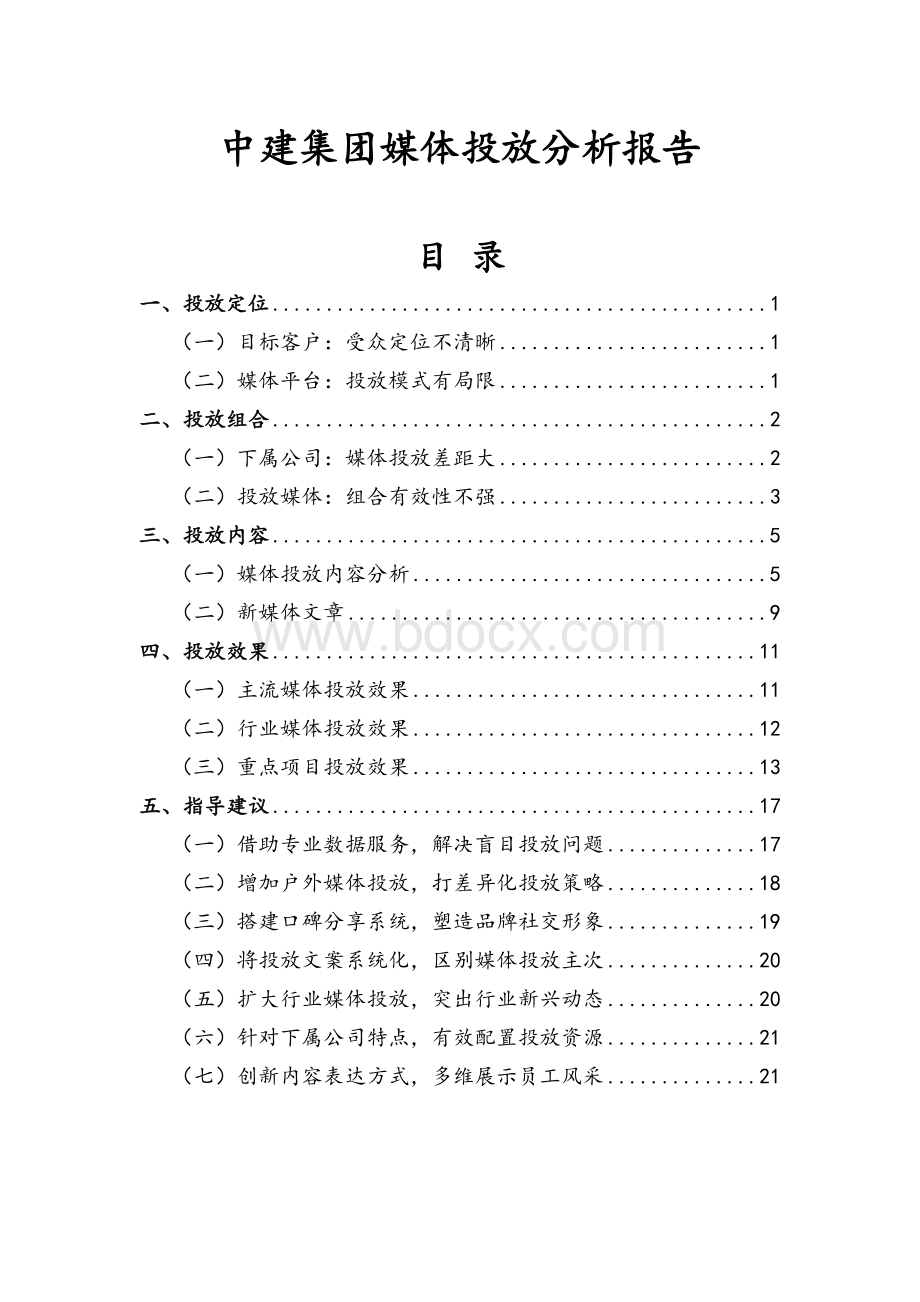 媒体投放分析报告文档格式.doc_第1页