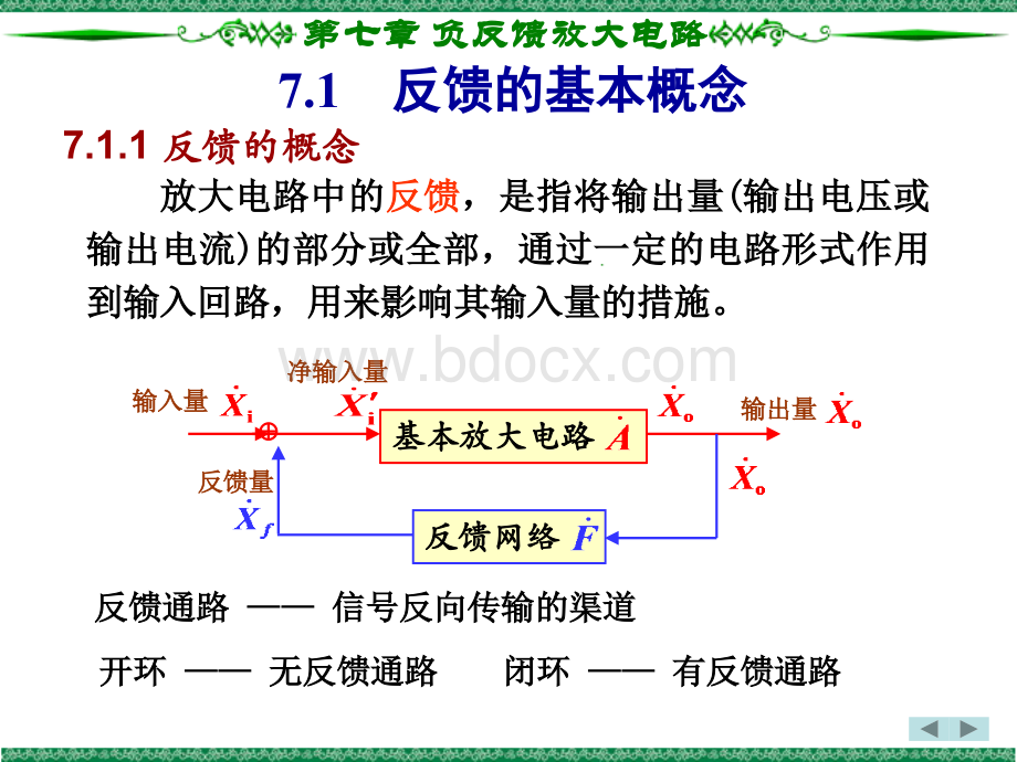 第7章负反馈放大电路PPT格式课件下载.ppt_第2页