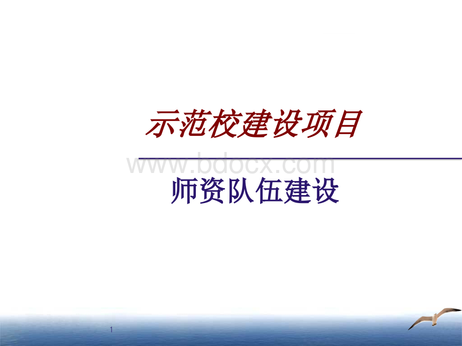 师资队伍建设示范校建设PPT资料.ppt