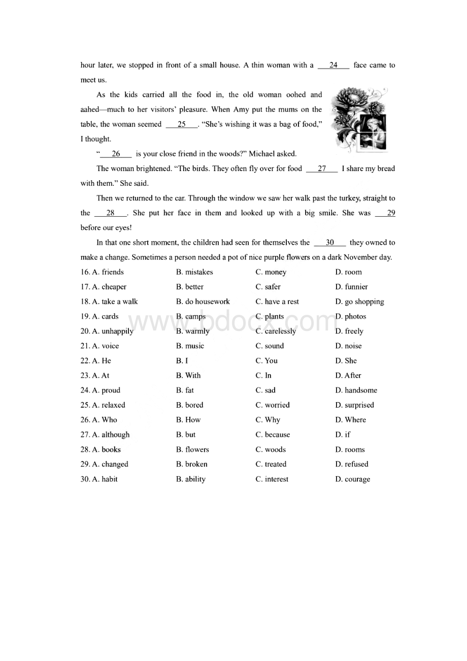 衢州市中考英语真题含答案Word格式文档下载.docx_第3页