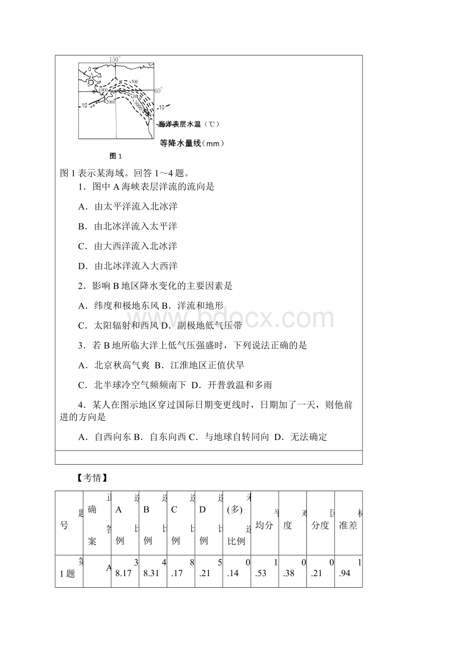 云南省第一次高中毕业生复习统一检测.docx_第2页