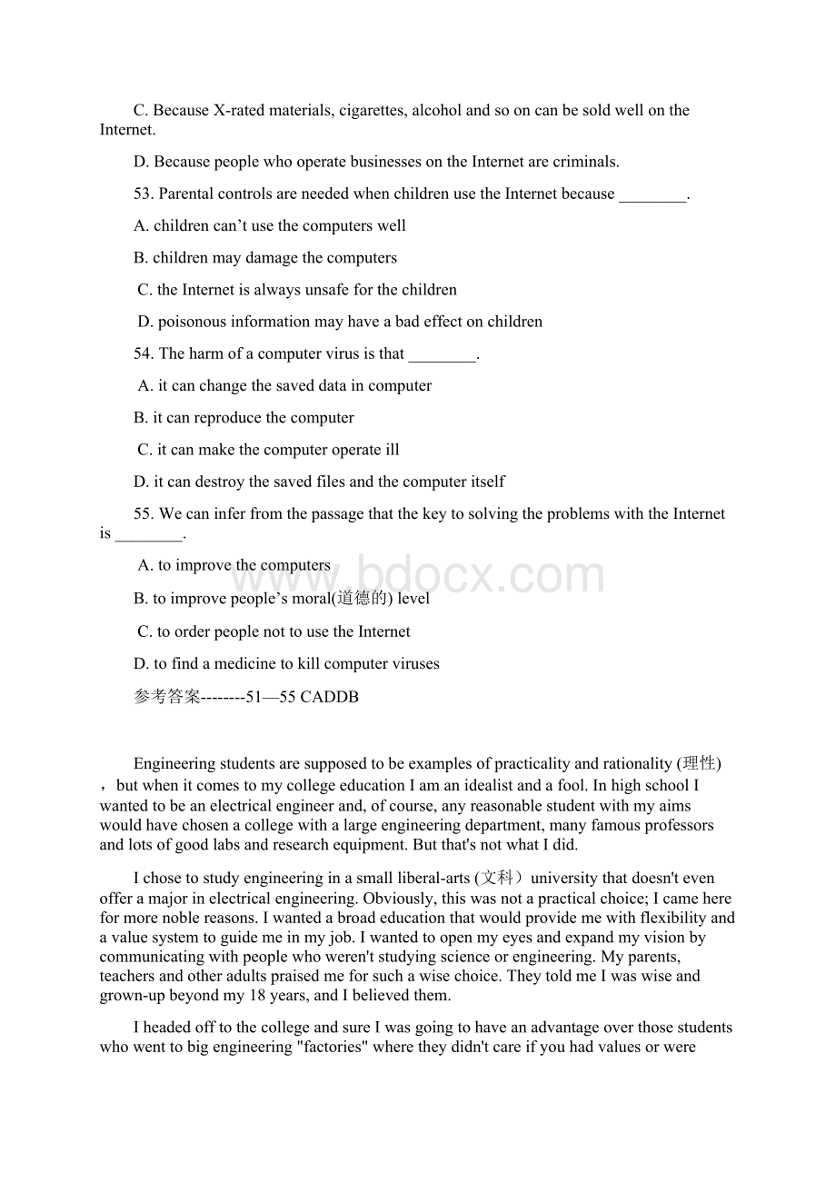 高考英语阅读理解抓分练习精品38Word文档格式.docx_第2页