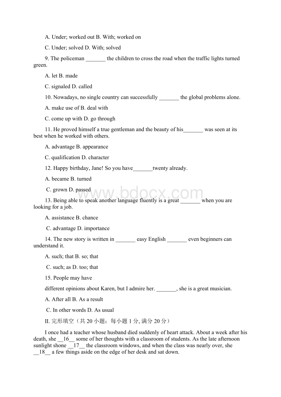 Unit3+Computers+单元练测人教版必修2.docx_第2页