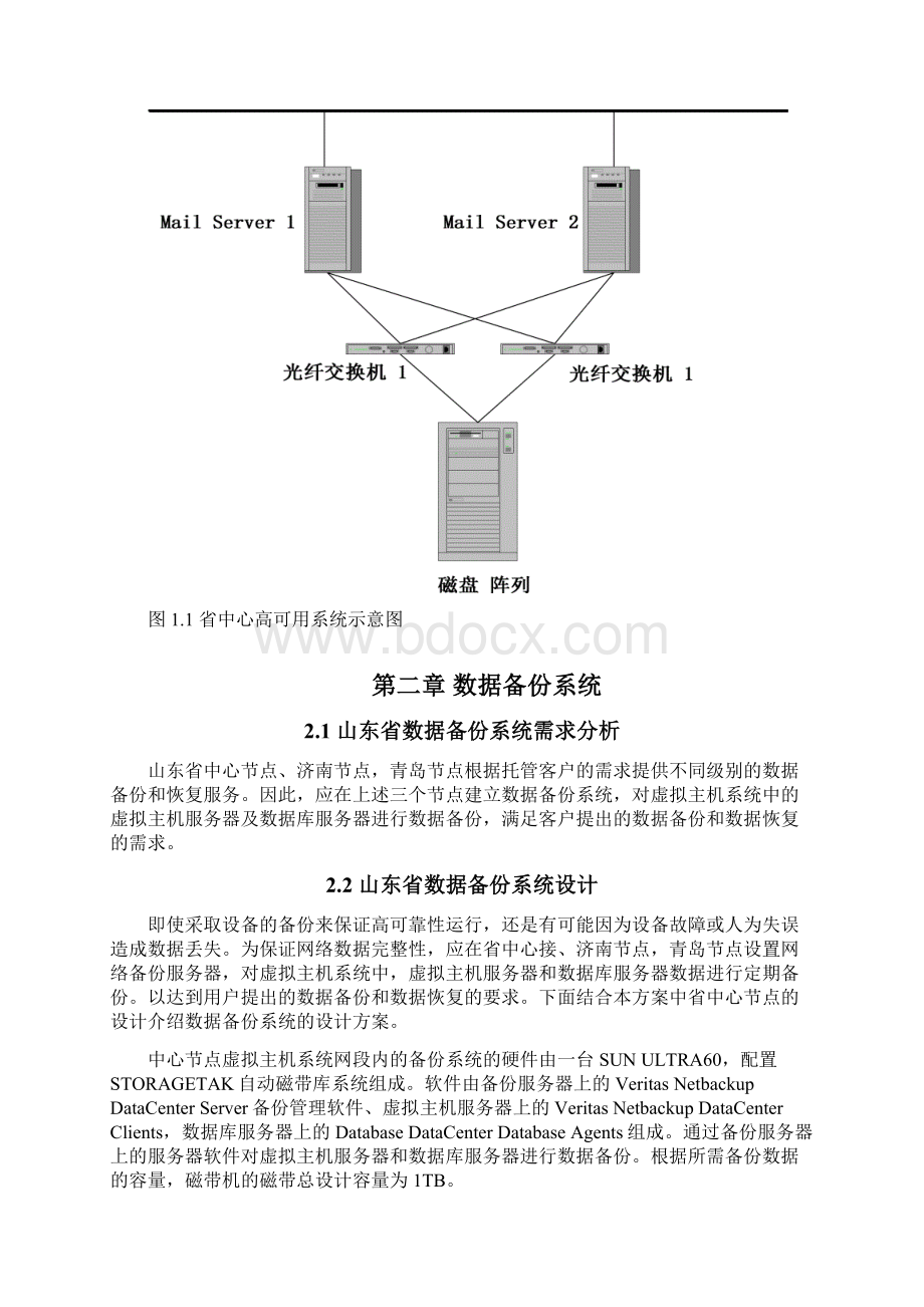 方案建议书第六分册高可用系统和数据备份系统Word文档格式.docx_第3页