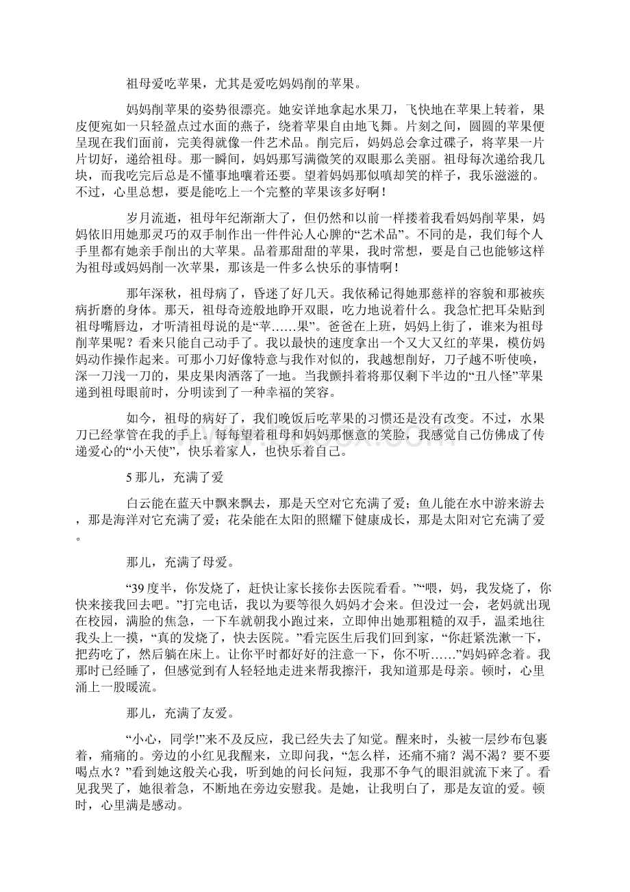 中考满分作文情感类.docx_第3页