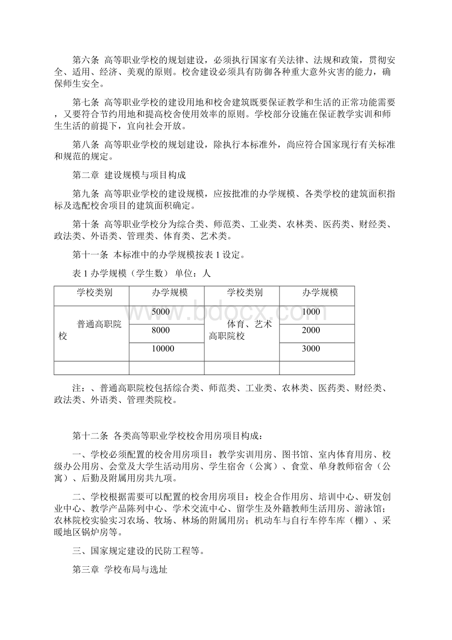 高等职业学校建设标准Word文档格式.docx_第3页