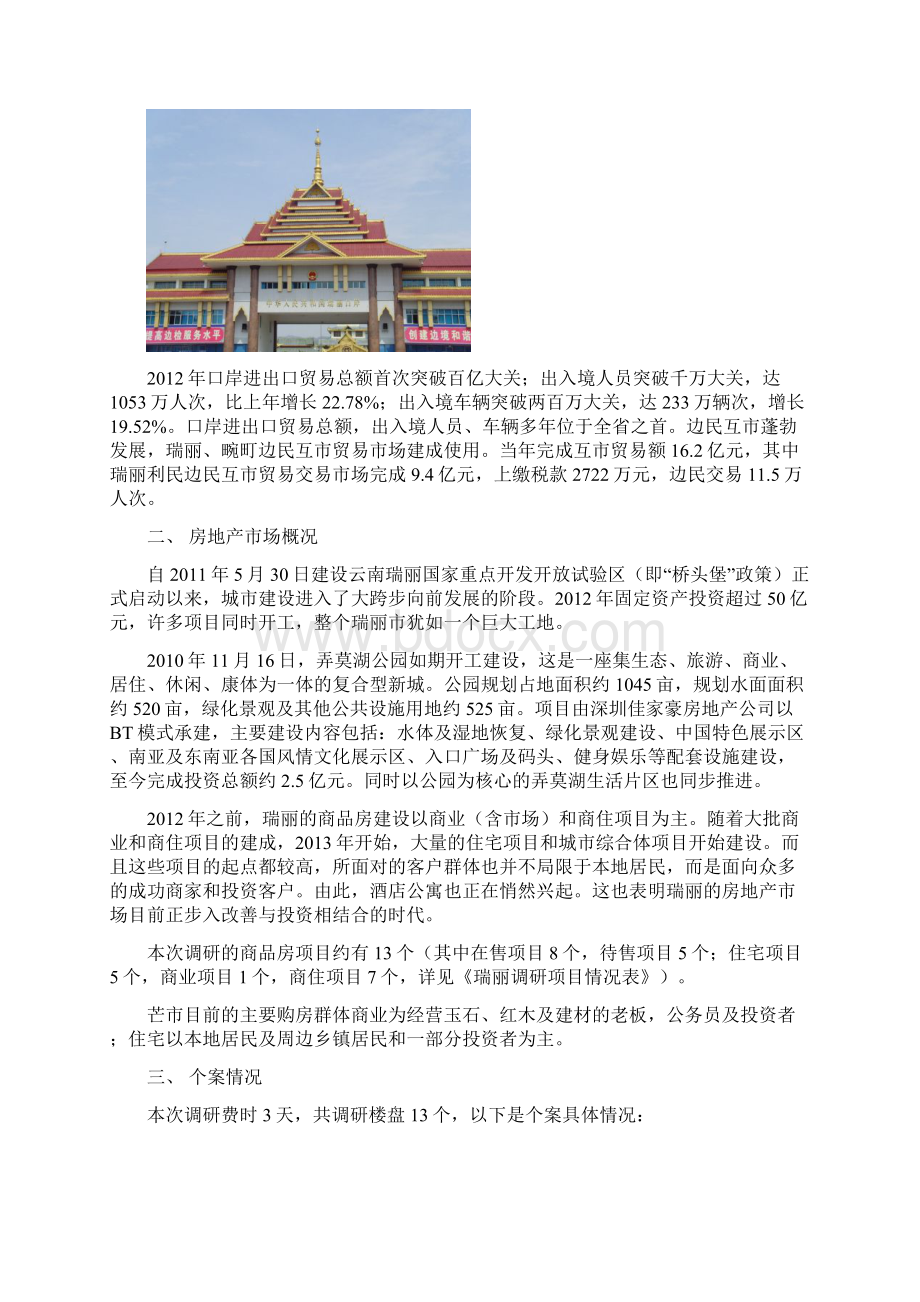 瑞丽房地产市场调研报告.docx_第2页