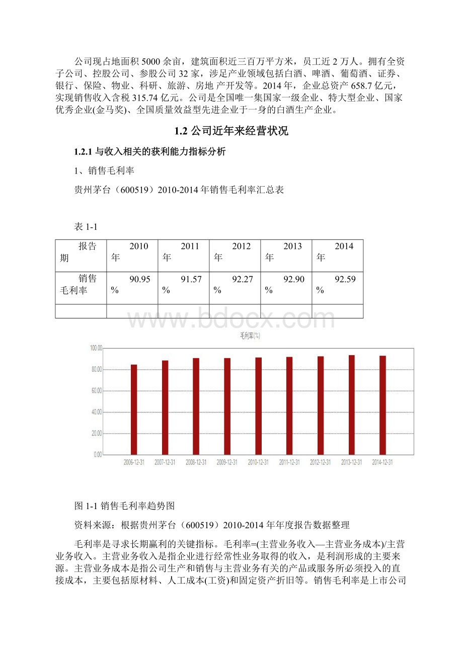 贵州茅台财务报表分析报告.docx_第2页