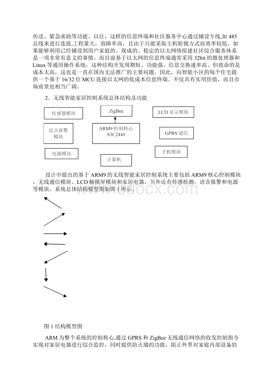 基于ARM9智能家居系统设计.docx_第3页