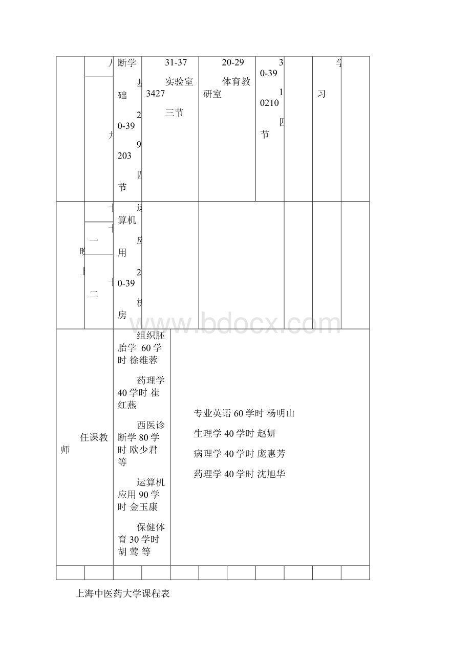 上海中医药大学课程表.docx_第3页