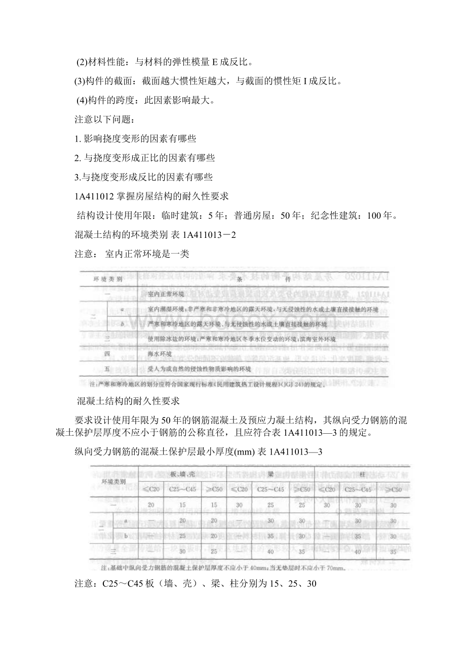 一级建造师建筑实务考试要点Word文件下载.docx_第2页