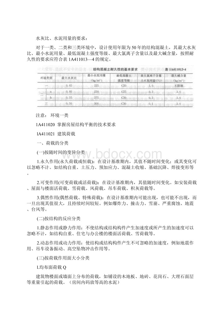 一级建造师建筑实务考试要点Word文件下载.docx_第3页