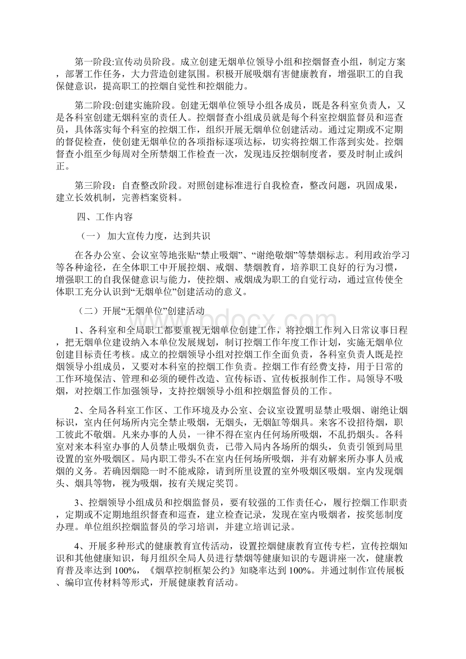 无烟单位创建实施方案.docx_第2页