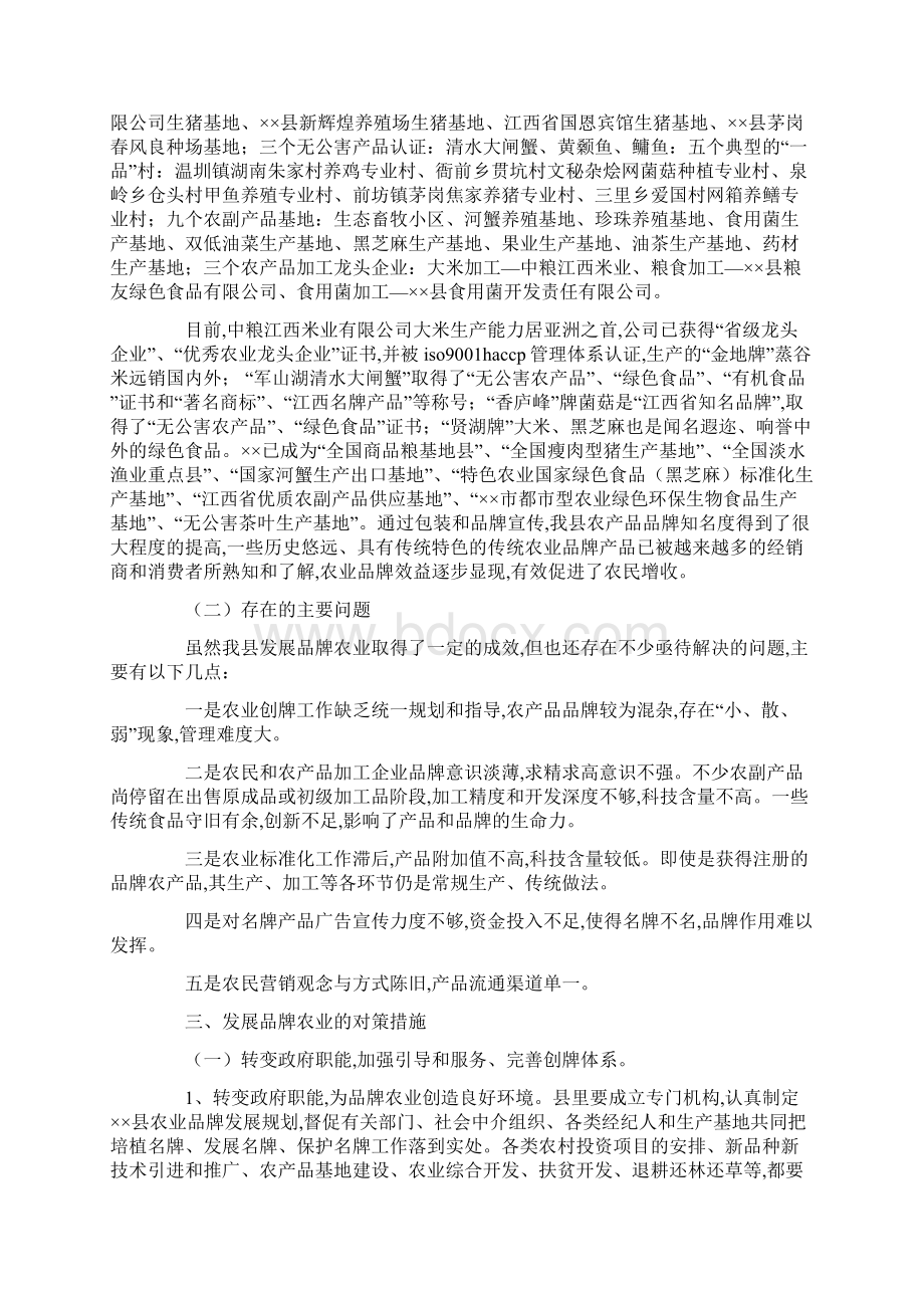 精品品牌调研报告4篇Word文档下载推荐.docx_第2页