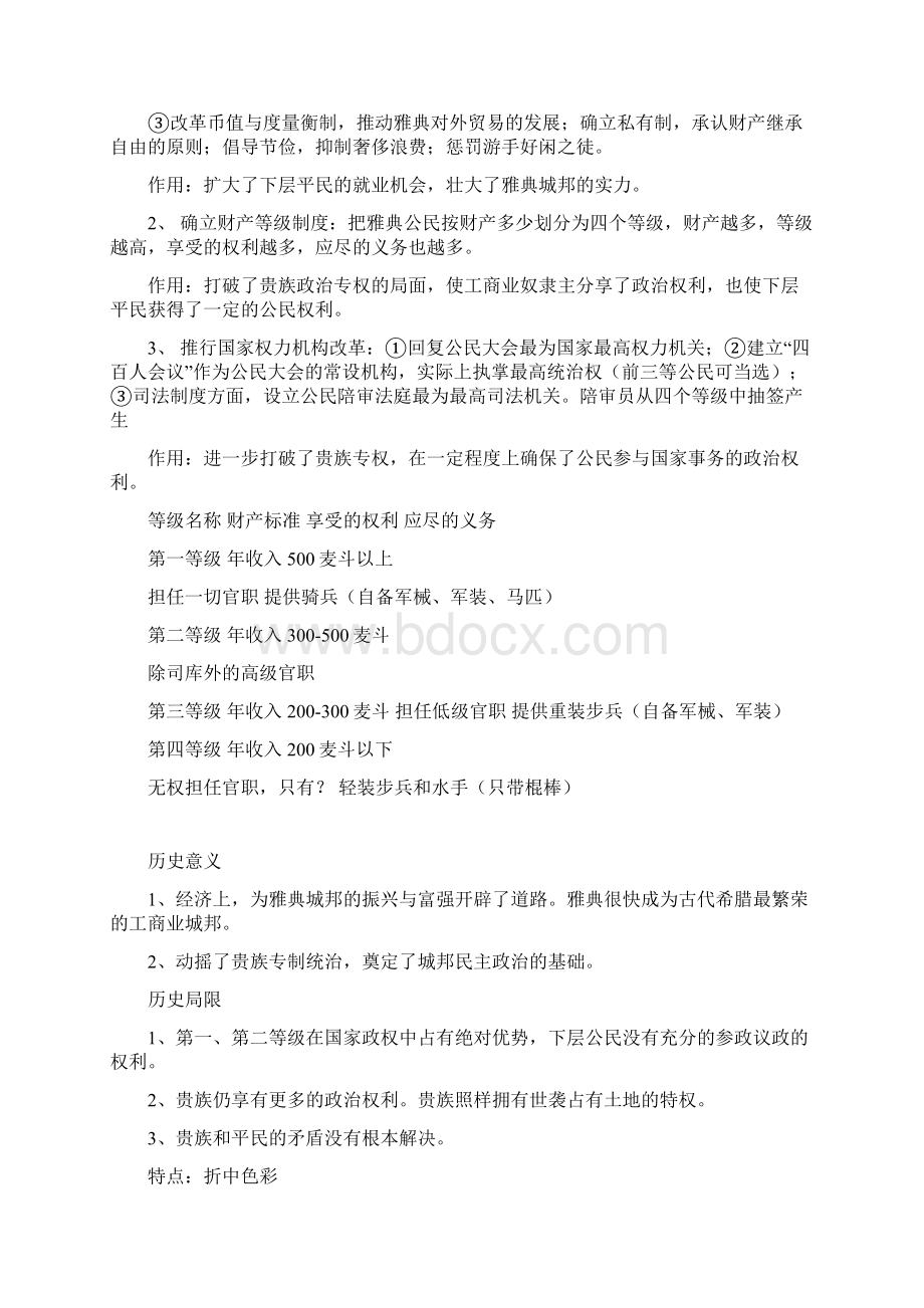 历史选修一改革知识梳理Word文件下载.docx_第2页