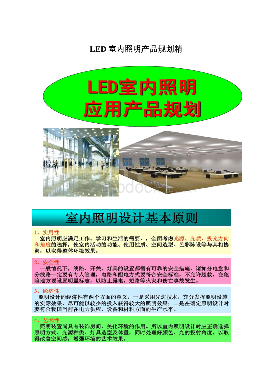 LED室内照明产品规划精.docx_第1页