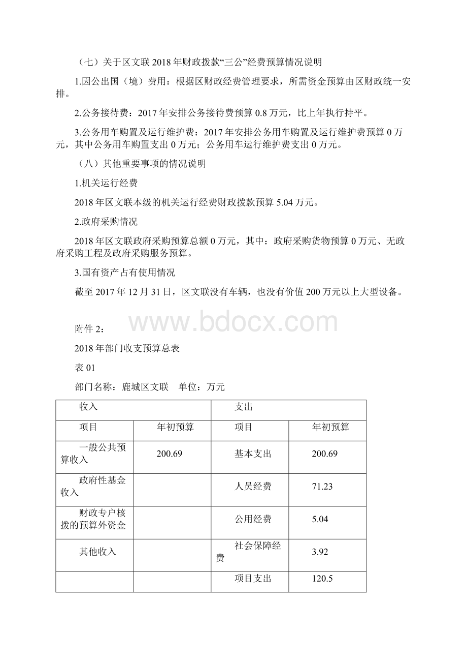 鹿城区文联部门预算公开Word下载.docx_第3页