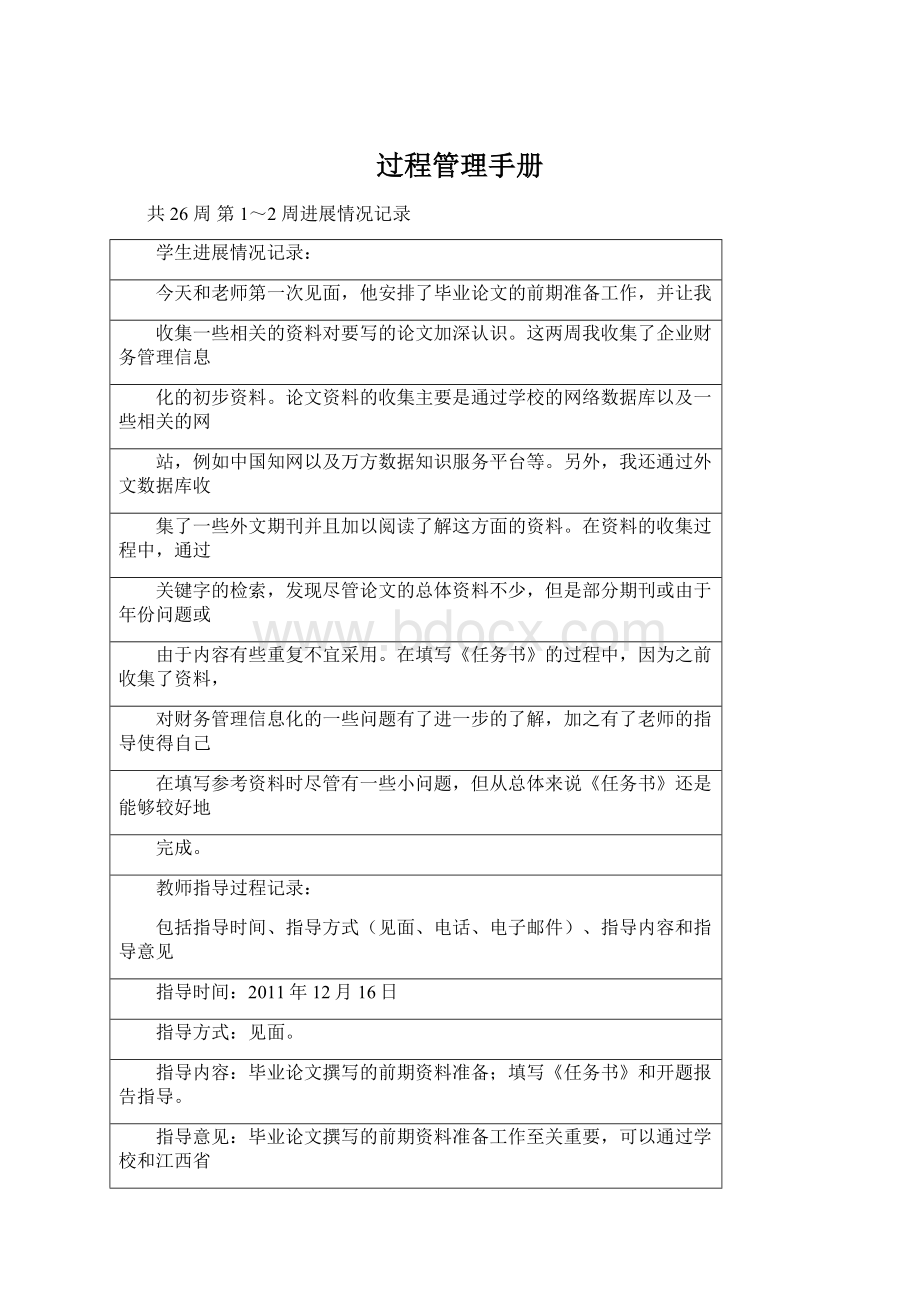 过程管理手册Word格式.docx