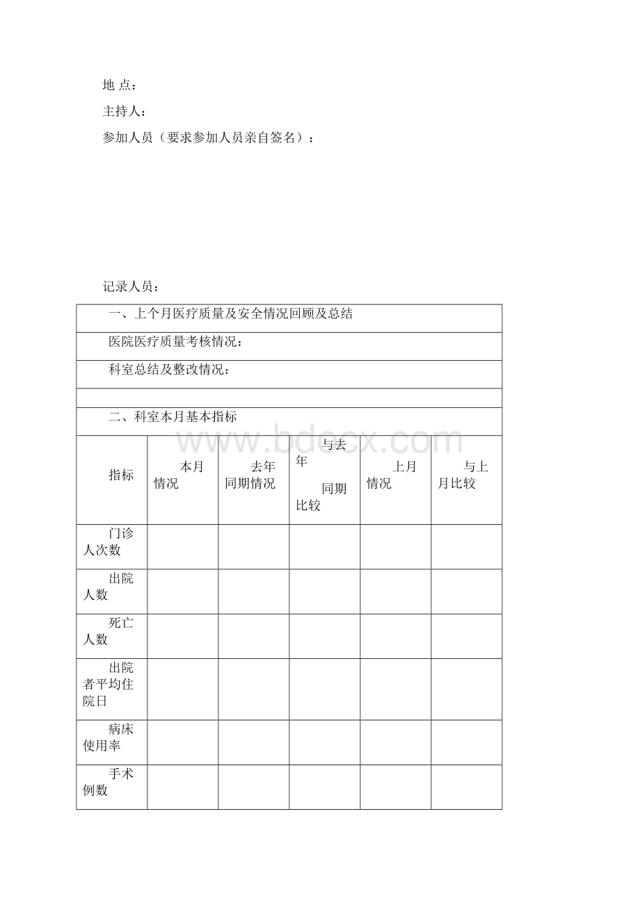 临床科室每月质控活动记录.docx_第2页