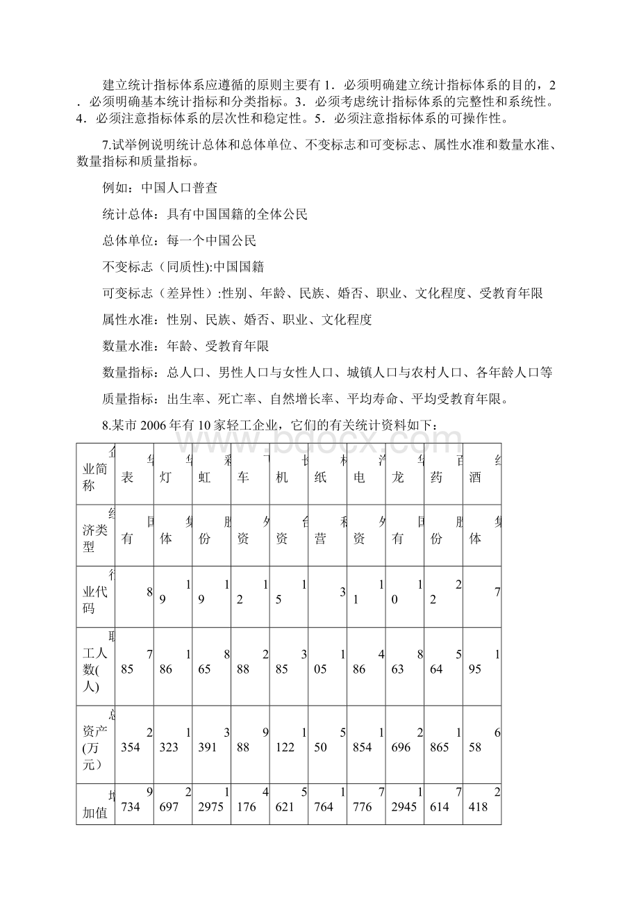 《统计学》总习题答案.docx_第2页