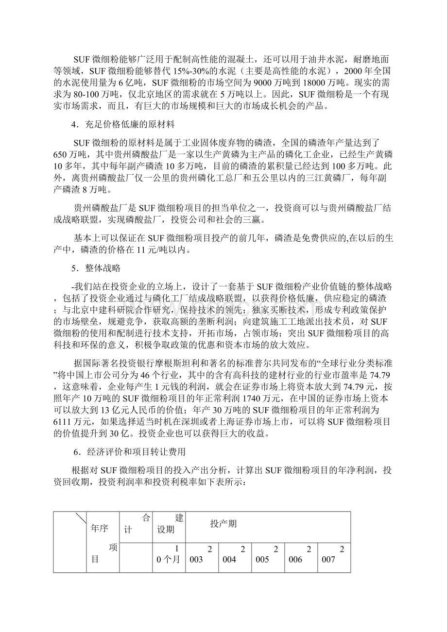 SUF微细粉项目商业计划书.docx_第3页