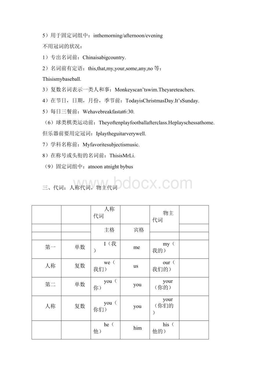 小升初英语总结复习计划重要知识总结点计划大全Word格式文档下载.docx_第3页