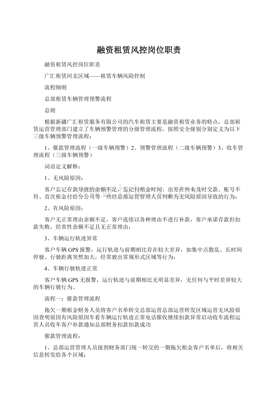 融资租赁风控岗位职责文档格式.docx_第1页