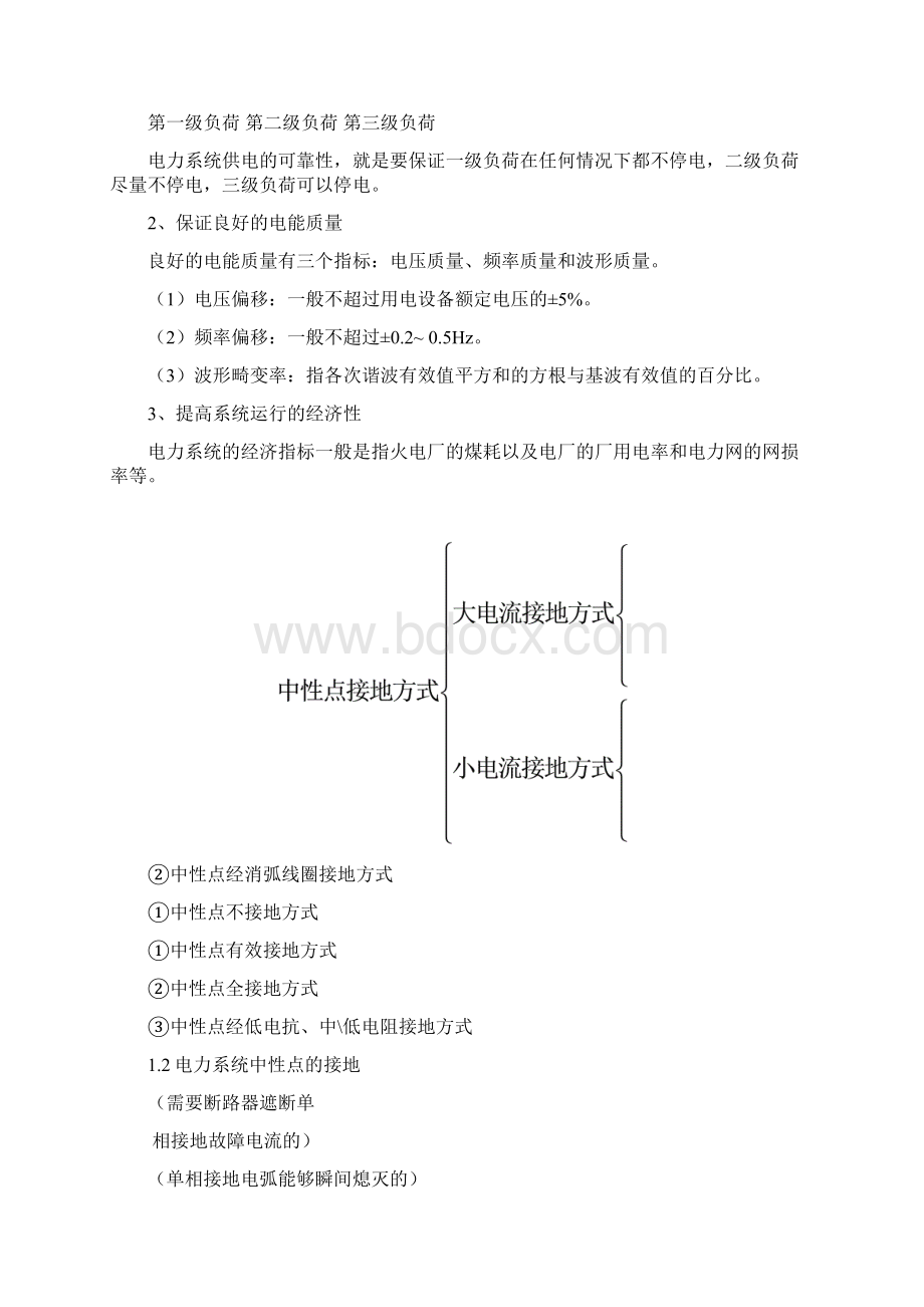 电力系统分析课程总结讲课稿Word下载.docx_第3页