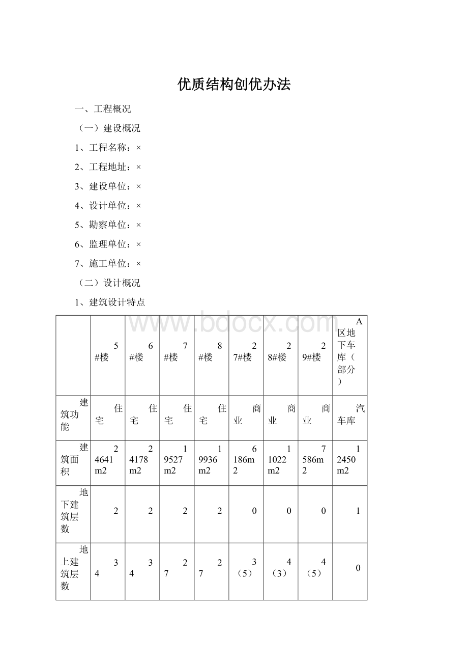 优质结构创优办法.docx