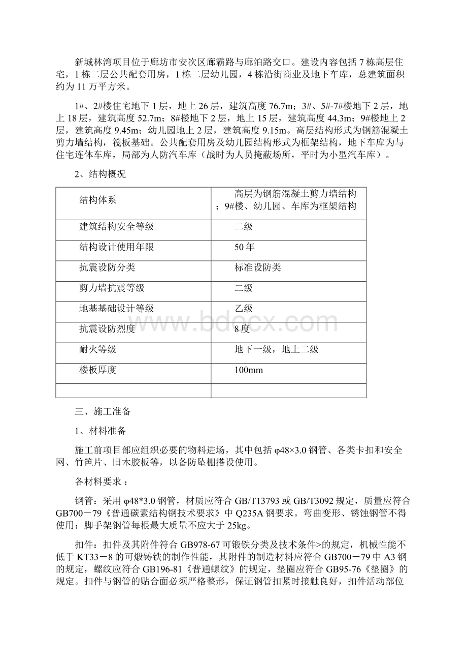 悬挑架防坠网方案.docx_第2页