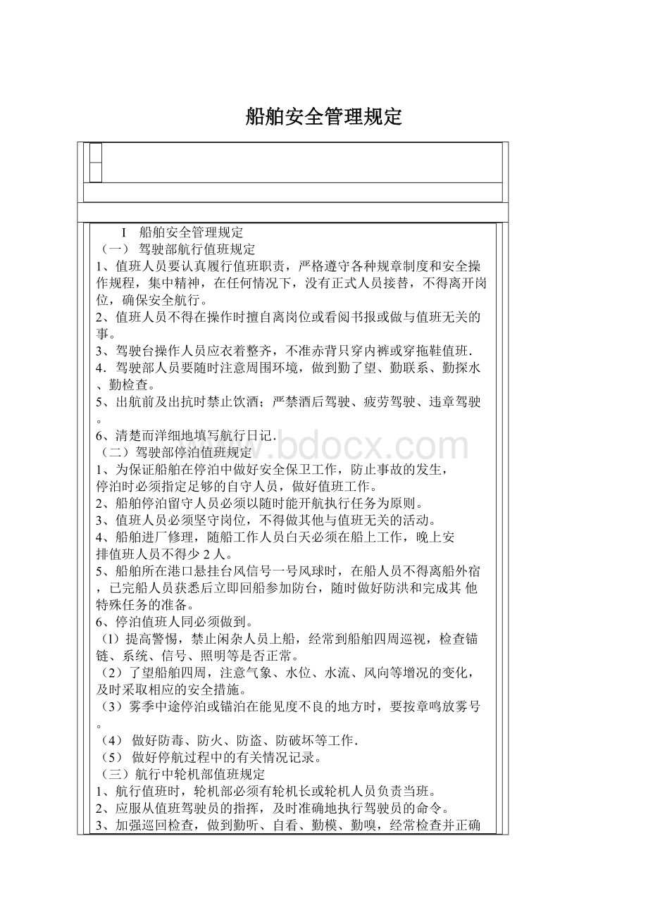 船舶安全管理规定.docx_第1页