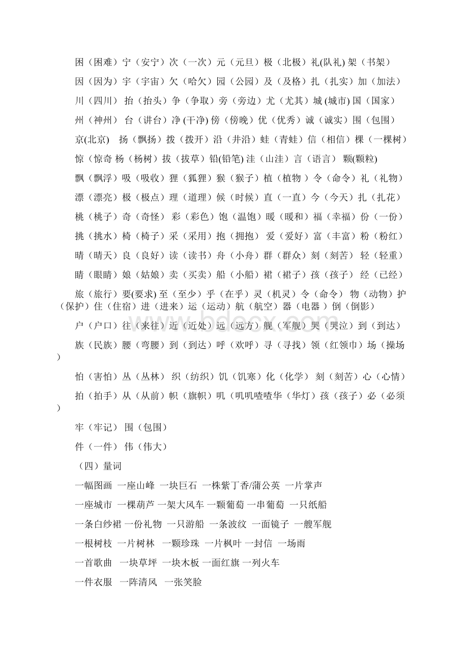 鲁教版二年级上学期二上语文期末复习资料Word格式文档下载.docx_第3页