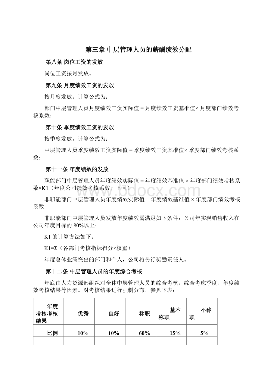 教育机构薪酬绩效管理制度Word文档下载推荐.docx_第3页